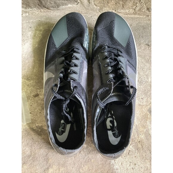 Nike ZoomX Dragonfly XC Spikes Black Metallic Silver DX7992-001 Men's Size 10 - Picture 5 of 8